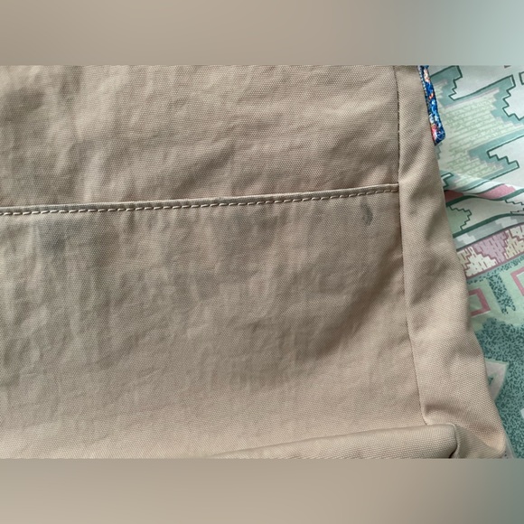 Kipling Tan Crossbody Bag with Patterned Strap - Picture 4 of 8